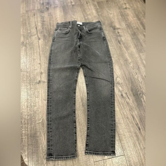 Agolde Women's Toni Jeans Black and Gray - Picture 4 of 7
